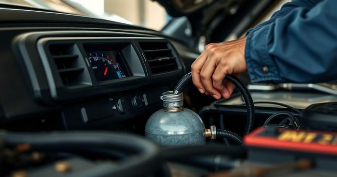 Recarga de gás ar condicionado de veículo: tudo que você precisa saber Recarga de gás ar condicionado de veículo: tudo que você precisa saber